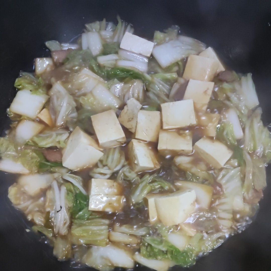 冬季最爱的家常菜！大白菜炖大豆腐或干豆腐