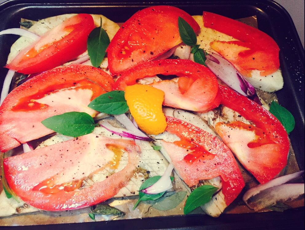 罗勒双茄的做法