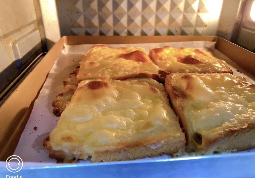 零失败快手岩烧乳酪(熔岩吐司)十分钟网红早餐，好吃哭