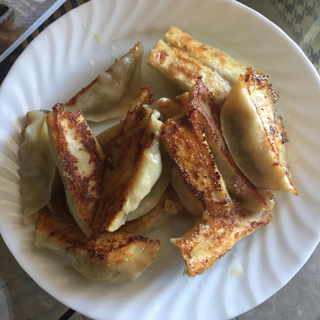 焦香猪肉香菇锅贴