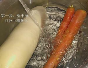 电饭锅萝卜炖肉的做法 步骤1