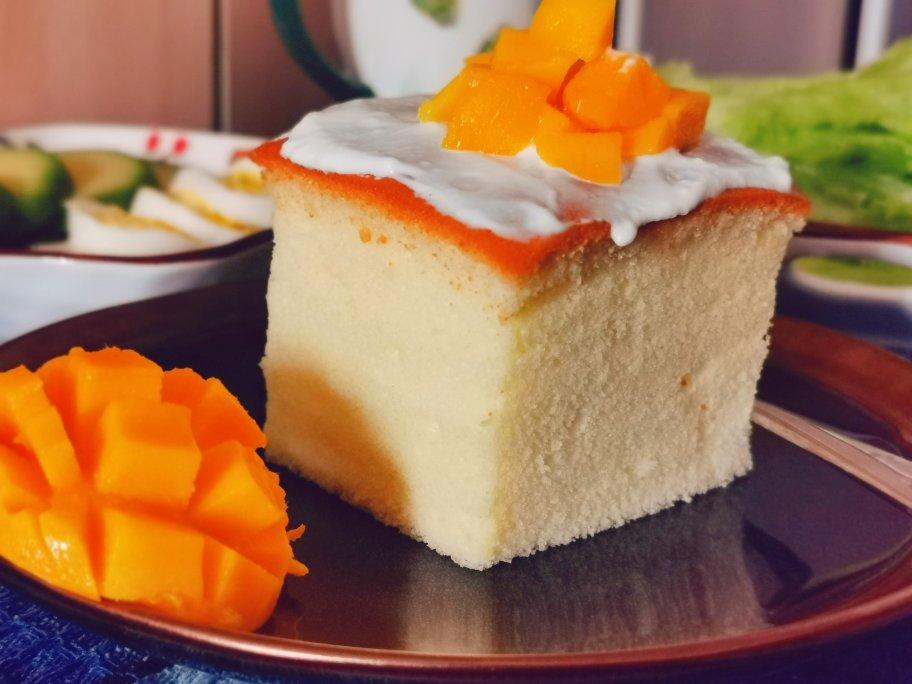 9寸烤盘古早味蛋糕