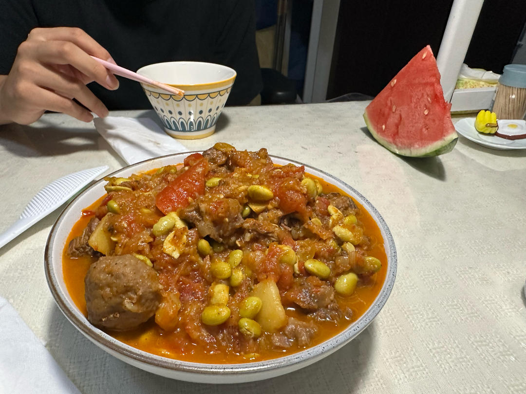 番茄土豆炖牛腩