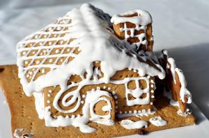 姜饼屋 gingerbread house（视频菜谱）的做法 步骤14