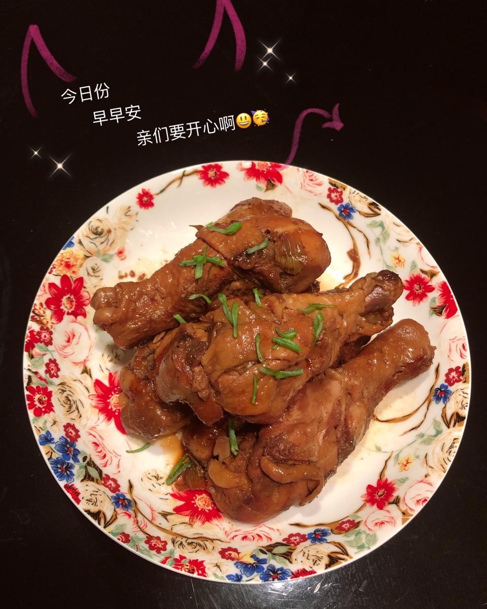 电饭锅酱鸡腿（出自微博：深夜放毒少女）
