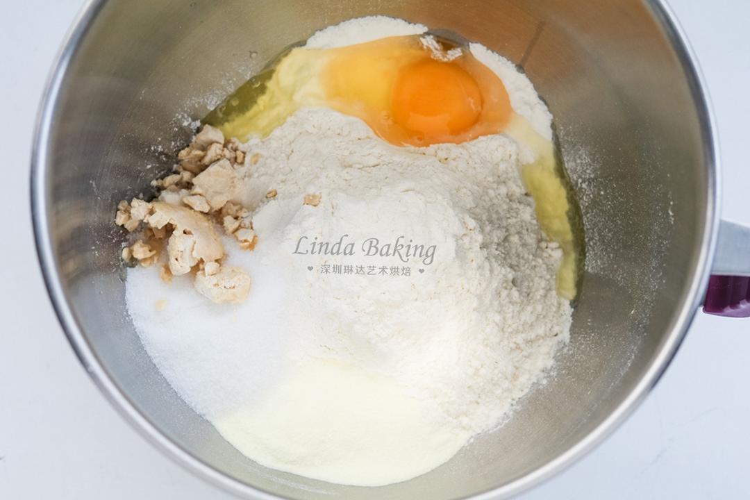 纯奶手撕吐司的做法 步骤1