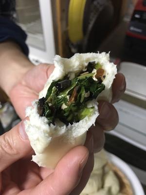 香菇豆腐干青菜包的做法 步骤7