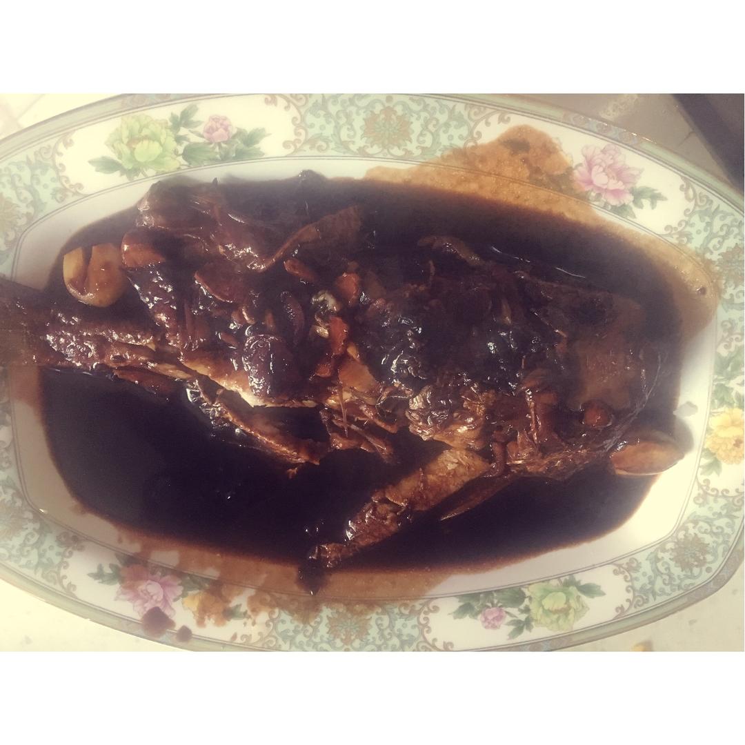 家常红烧大黄鱼