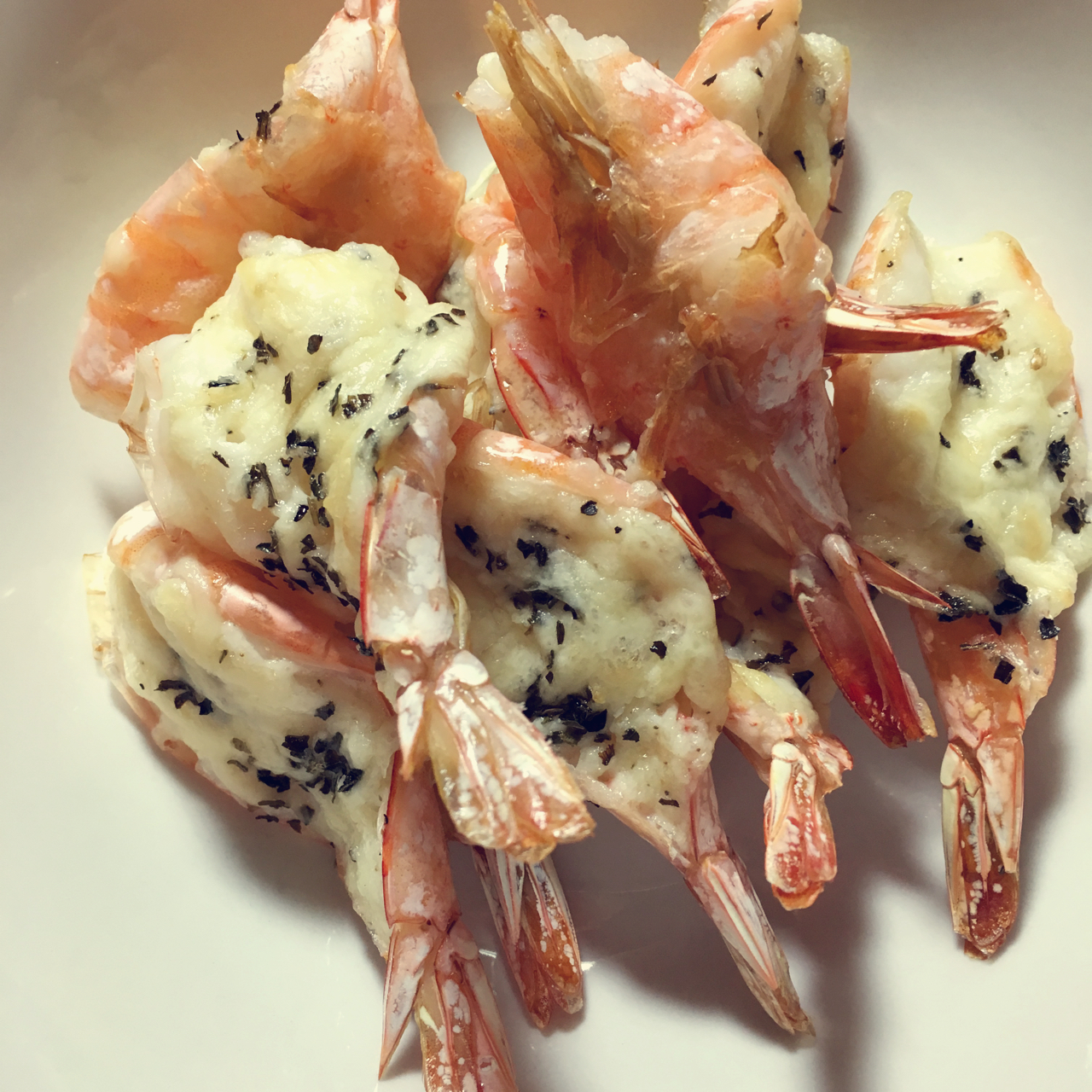 芝士烤虾（无蒜蓉版）