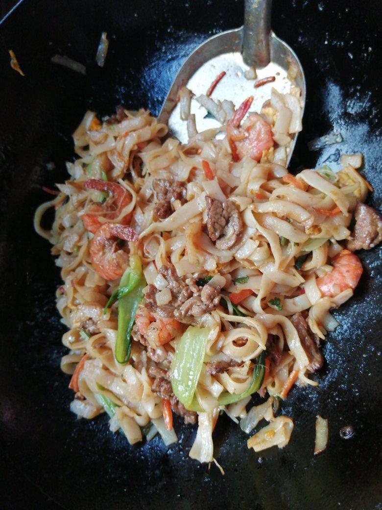 简易炒河粉