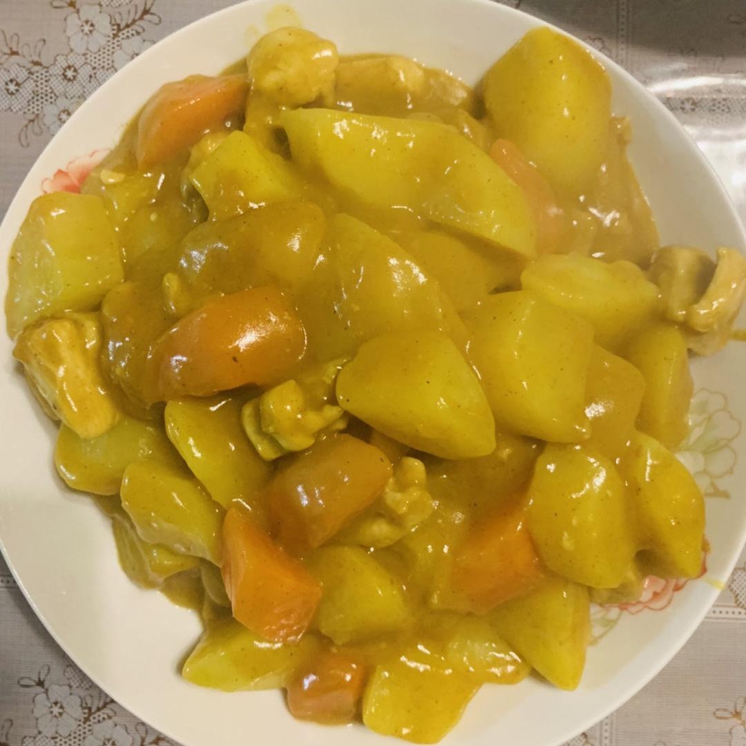 咖喱鸡肉饭