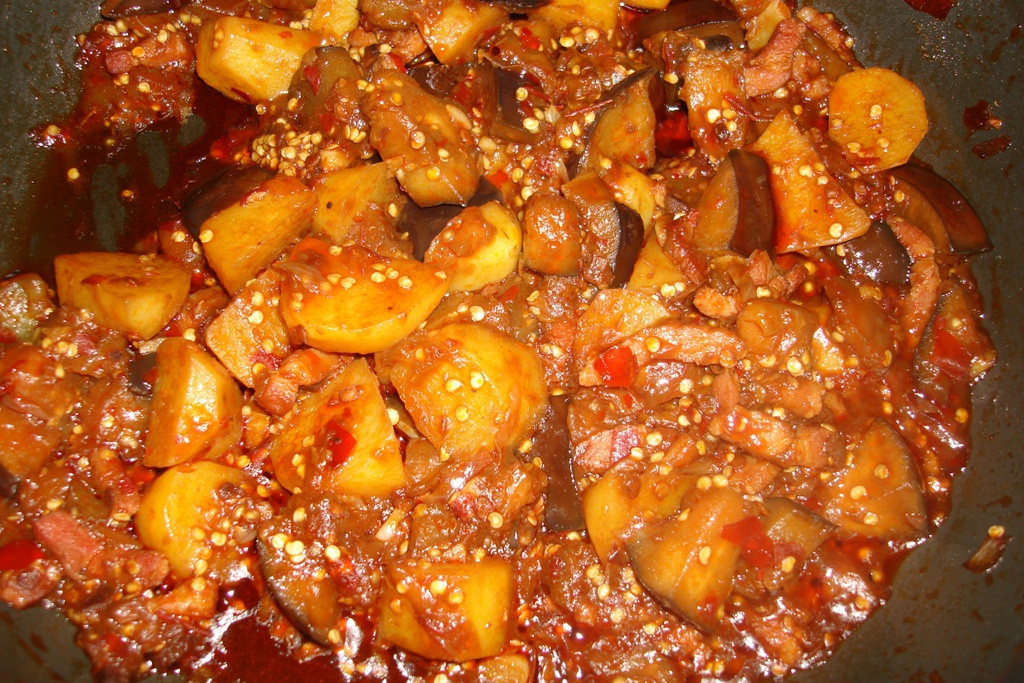 豆瓣肉沫茄子