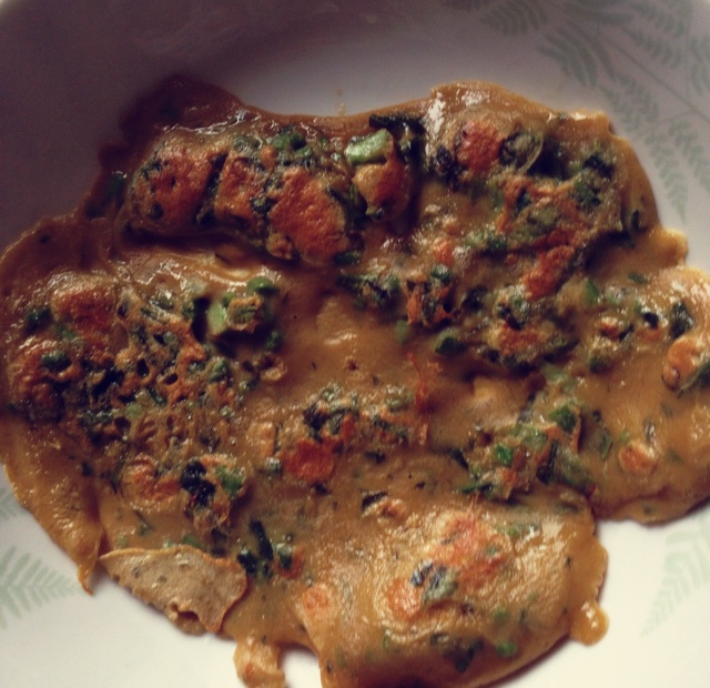香椿鸡蛋煎饼