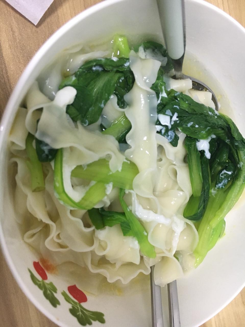青菜蛋面