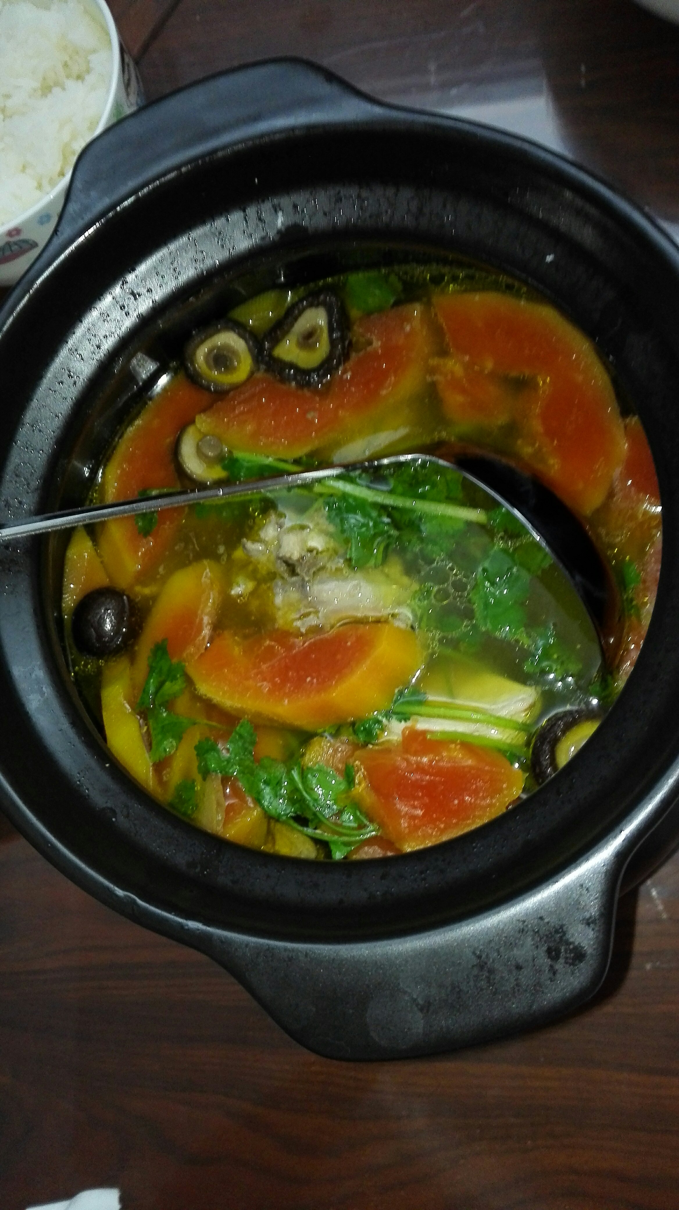 鸡肉青木瓜汤的做法