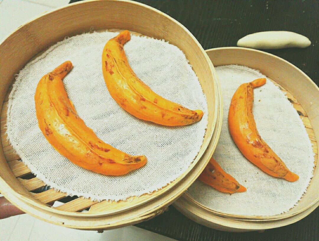 卡通馒头-象形香蕉馒头