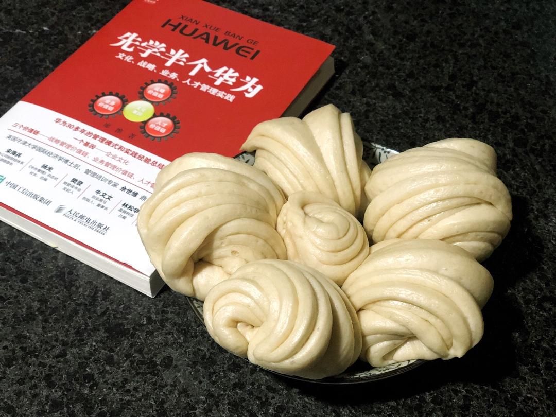 造型漂亮做法超简单的，花卷馒头