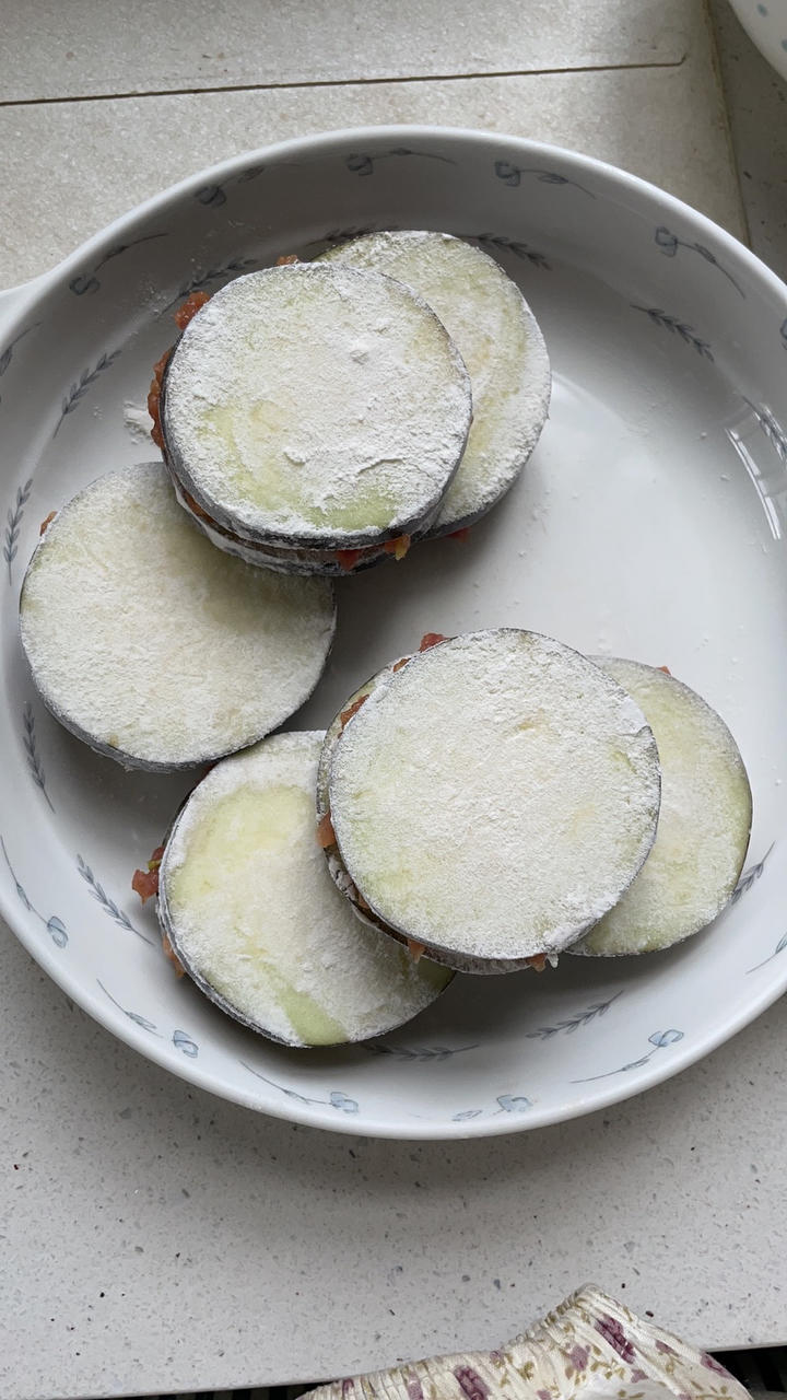 酥炸茄盒￨外酥里嫩