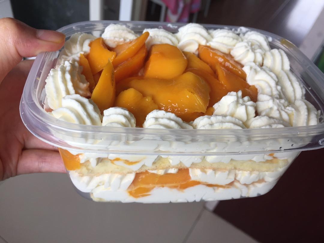 简单快手的便当饭盒水果盒子蛋糕