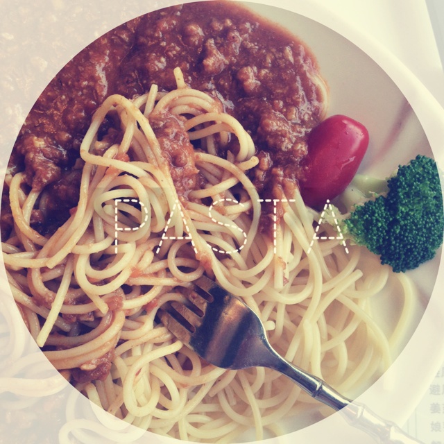 番茄肉酱意大利面（简易版本）