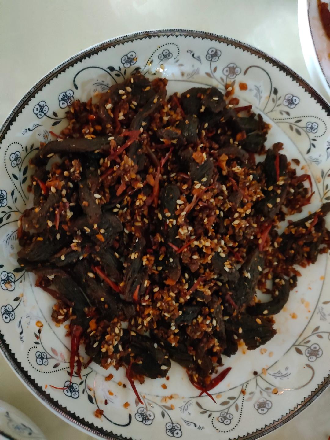 麻辣牛肉干