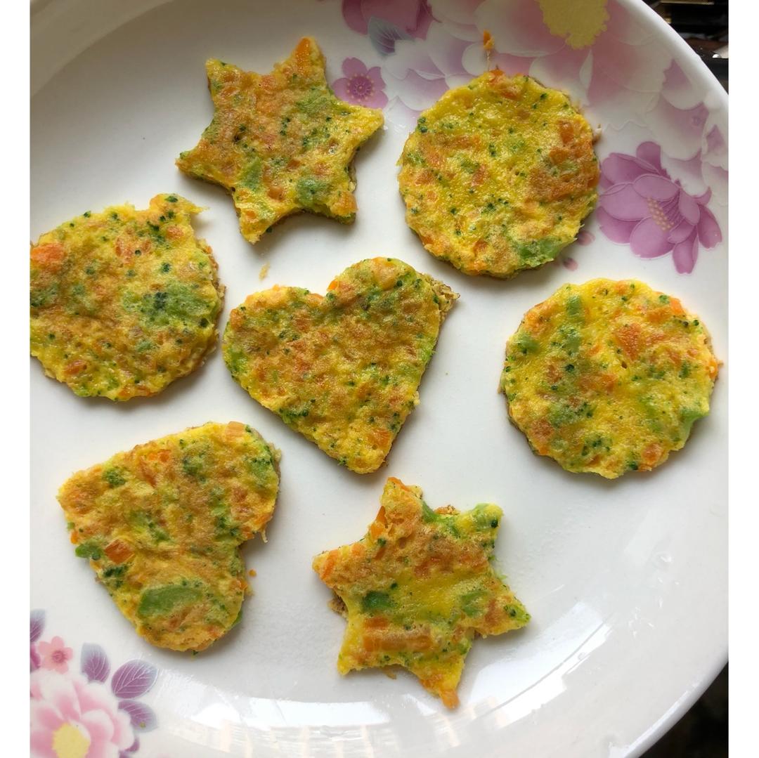 宝宝辅食：营养多彩蔬菜鸡蛋小饼