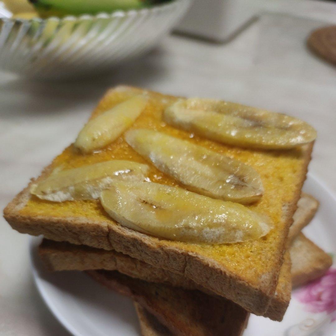 好吃到哭的香蕉烤吐司❗️酥脆香甜❗️零失败❗️