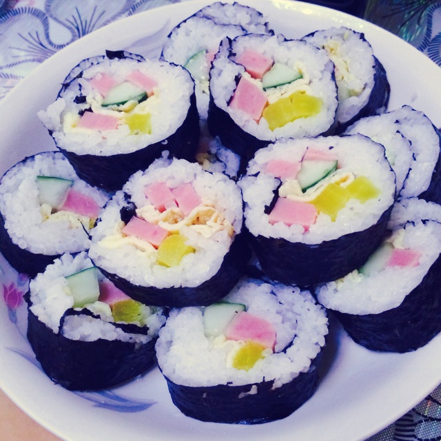 简单寿司/鸡蛋寿司/反转寿司/花样寿司/紫菜包饭