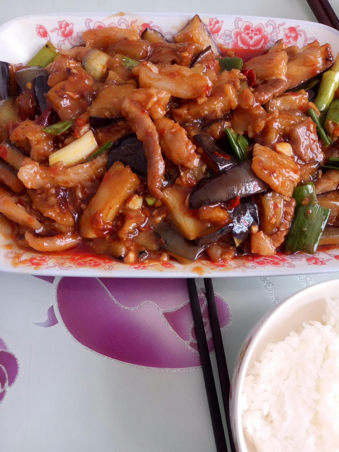 众狼诗语总监做的肉丝烧茄子