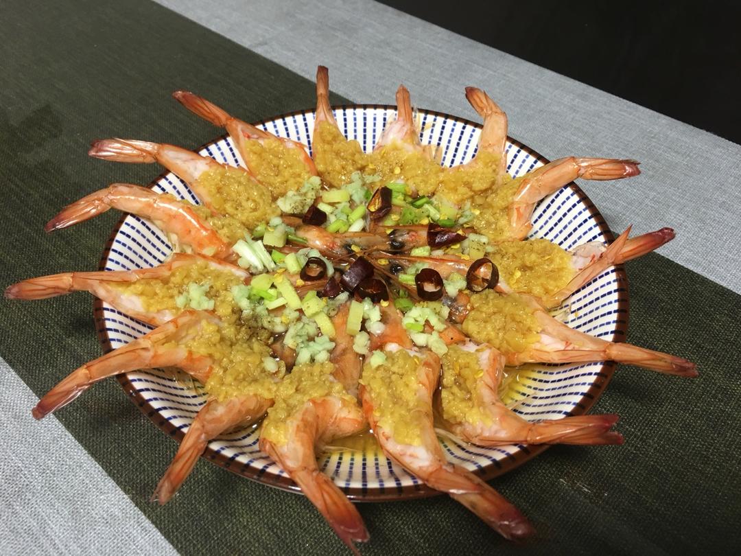 蒜蓉开片基围虾