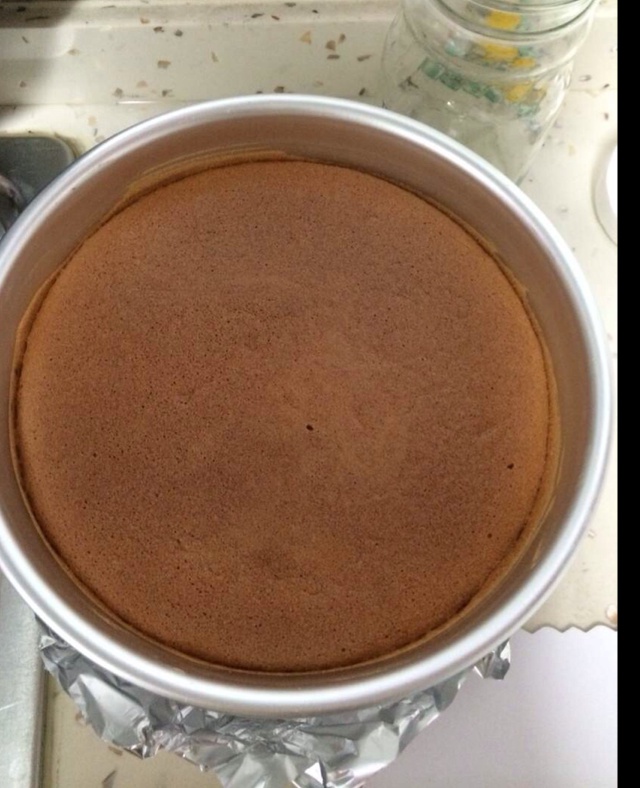 简单好做的8寸戚风蛋糕