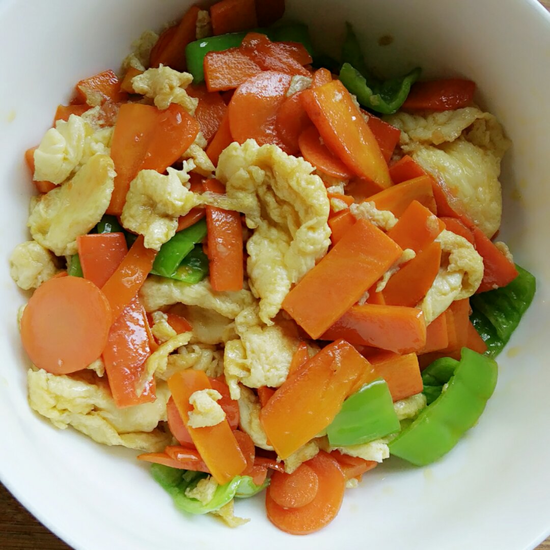 鸡蛋炒胡萝卜
