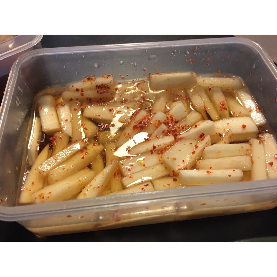 酸甜脆爽腌萝卜