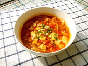 韩式炖面筋嫩豆腐的做法 步骤4