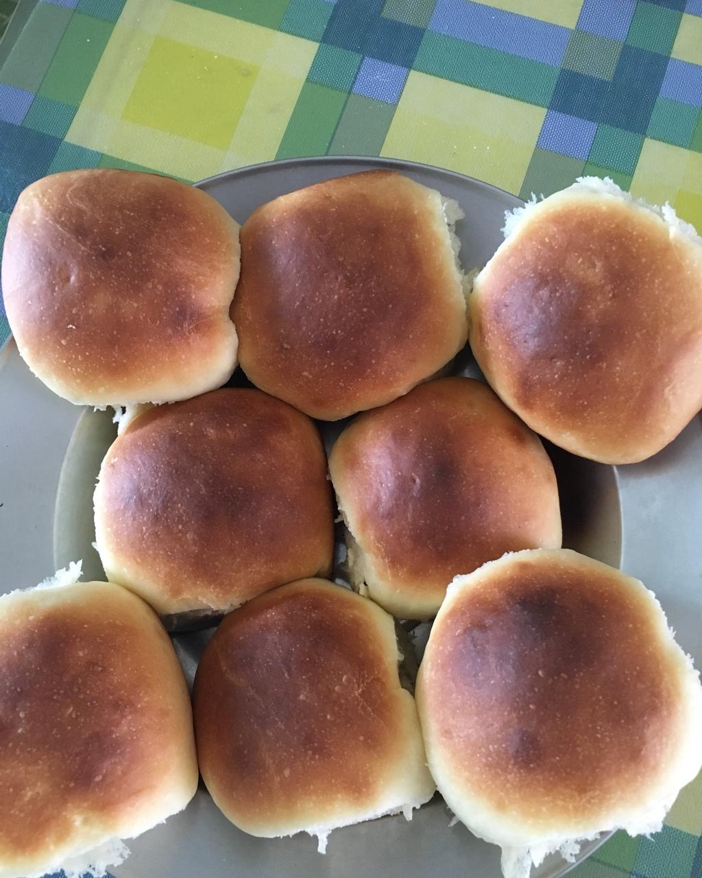 花生馅喷香小面包