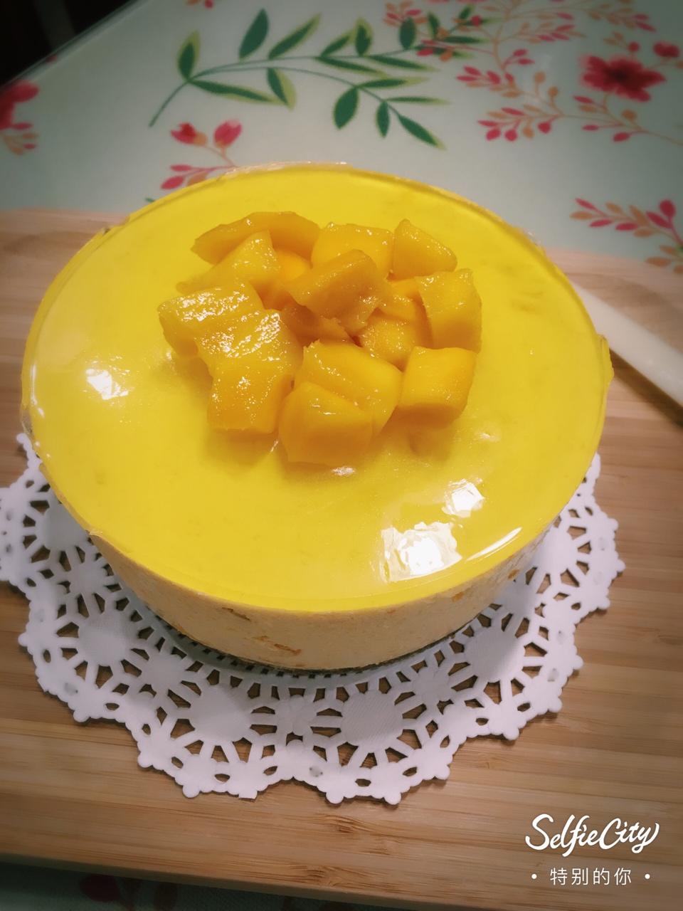 【视频】芒果慕斯（6寸） | 含镜面果胶配方