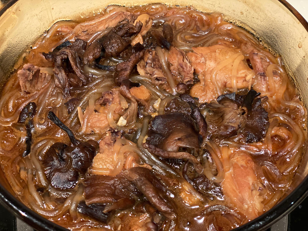 小鸡炖蘑菇粉条
