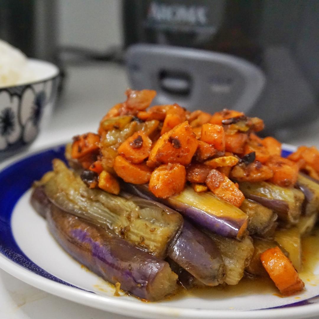 红烧肉沫茄子