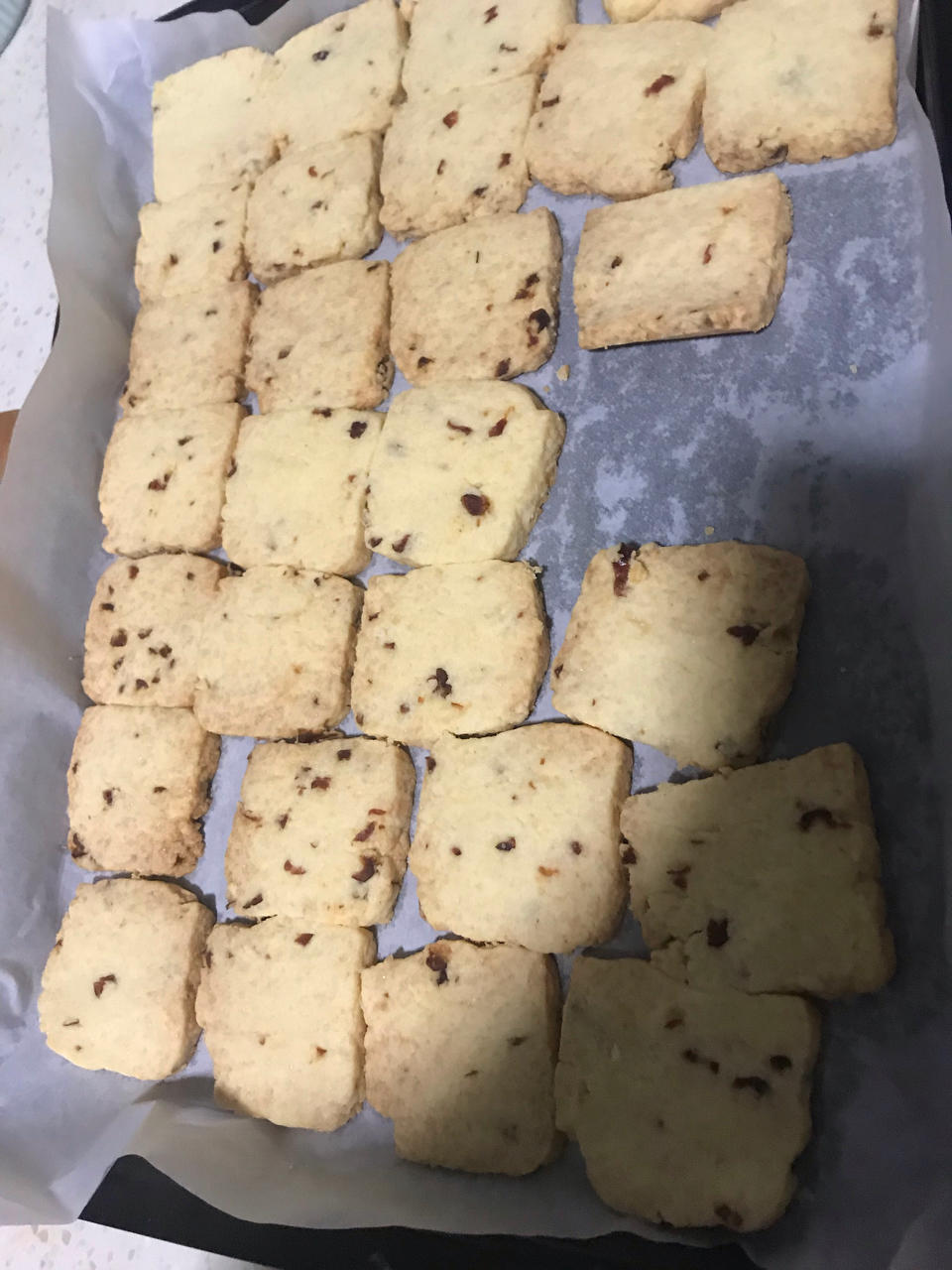 蔓越莓曲奇饼干 最最最简单的黄油饼干