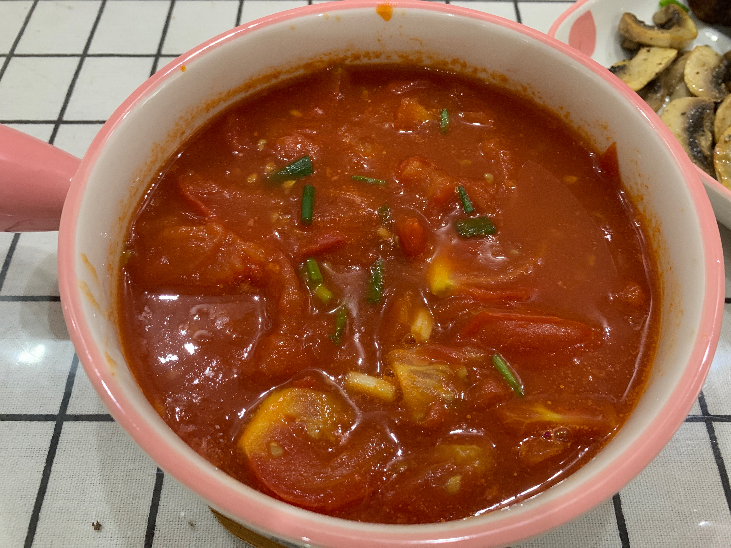 开胃解腻，解决厌食必备的一道餐｜番茄浓汤