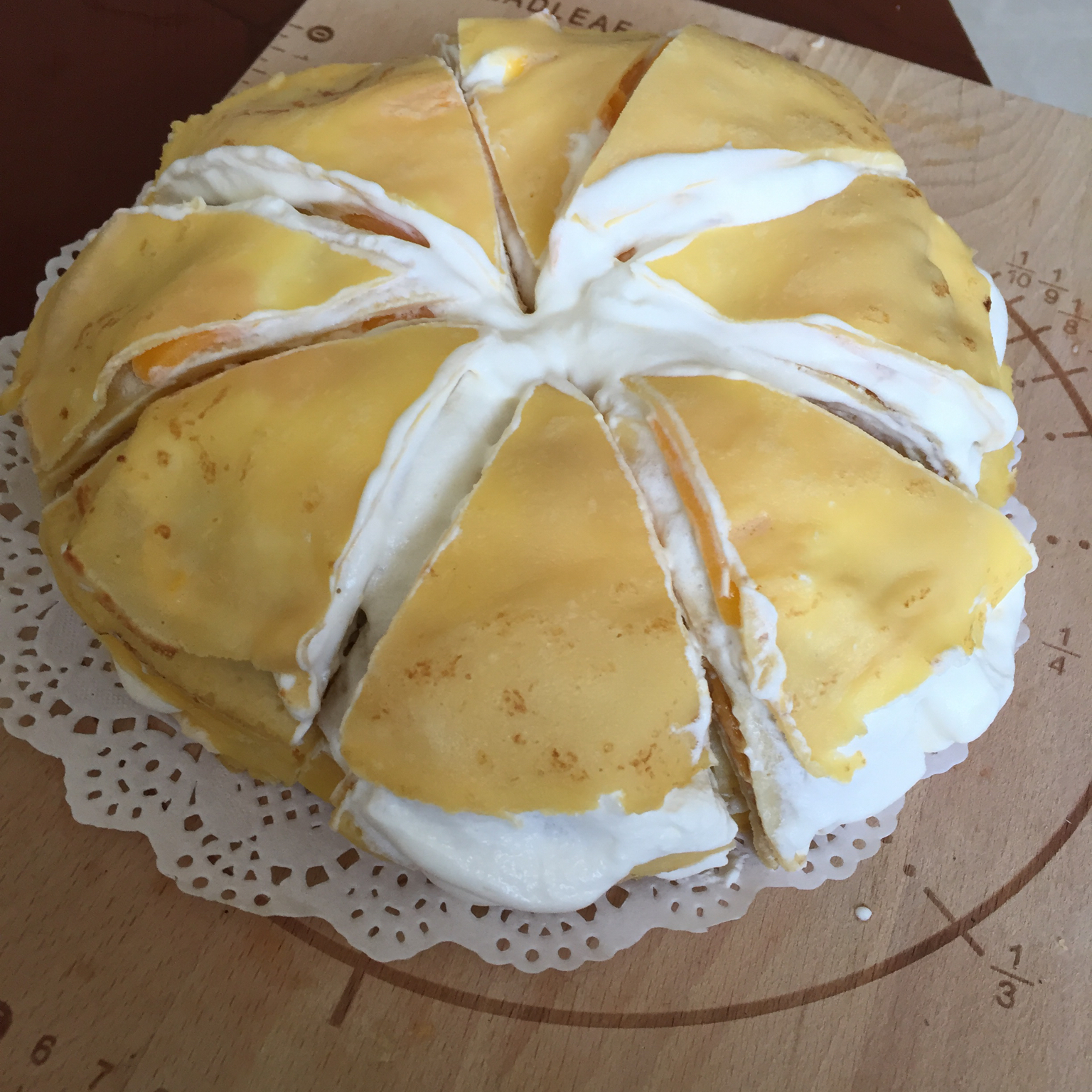 芒果千层蛋糕，100%成功告别煎皮无能