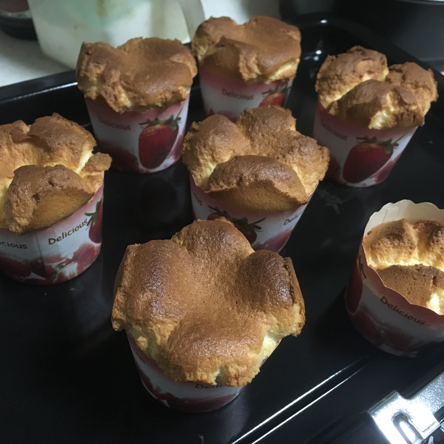 淡奶油纸杯蛋糕