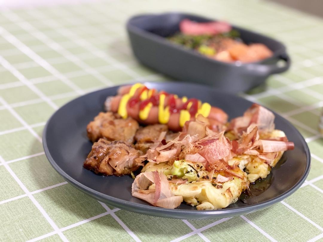 超简单大阪烧❗️新手也能一次成功❗️15分钟完美早餐