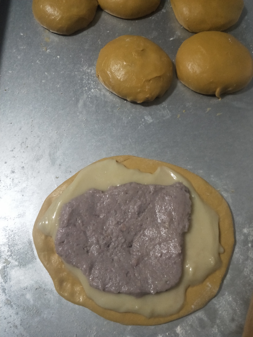 芋泥和麻薯馅的做法 步骤1