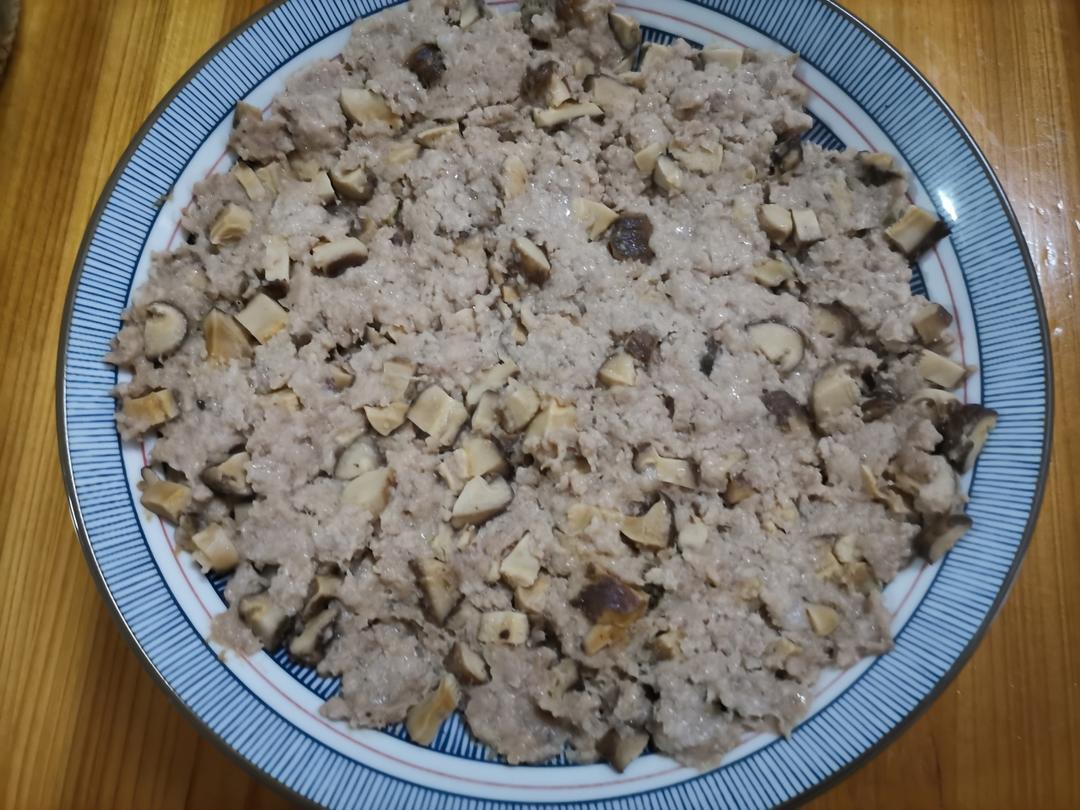 香菇蒸肉饼