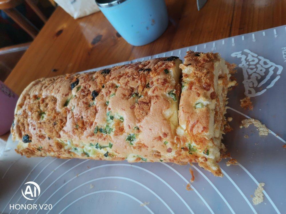 香葱肉松卷 蛋糕卷-无敌美味