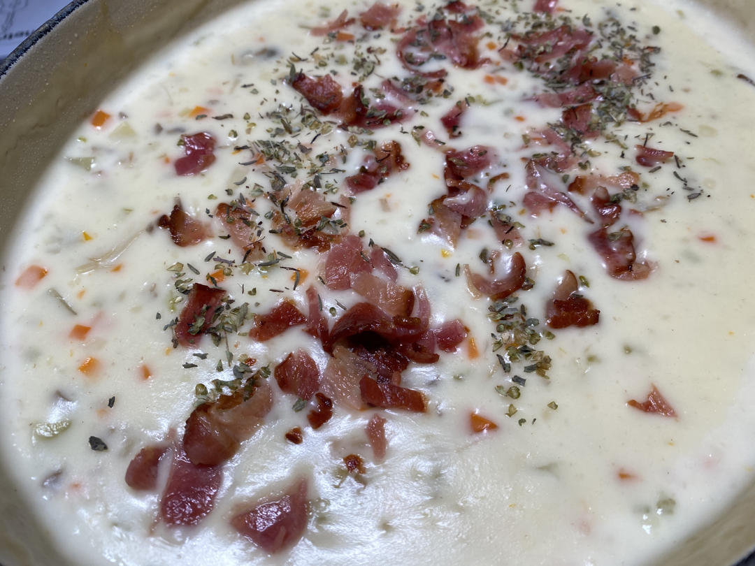 美式奶油蛤蜊浓汤Clam Chowder最爱的秋冬西式浓汤