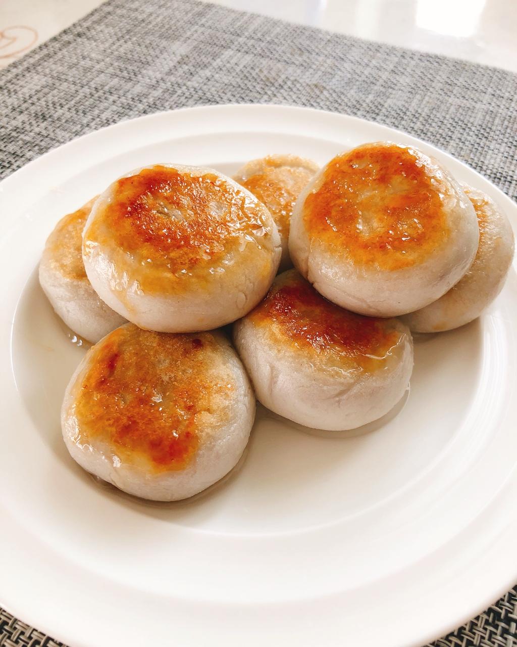 葱油芋艿糯米饼