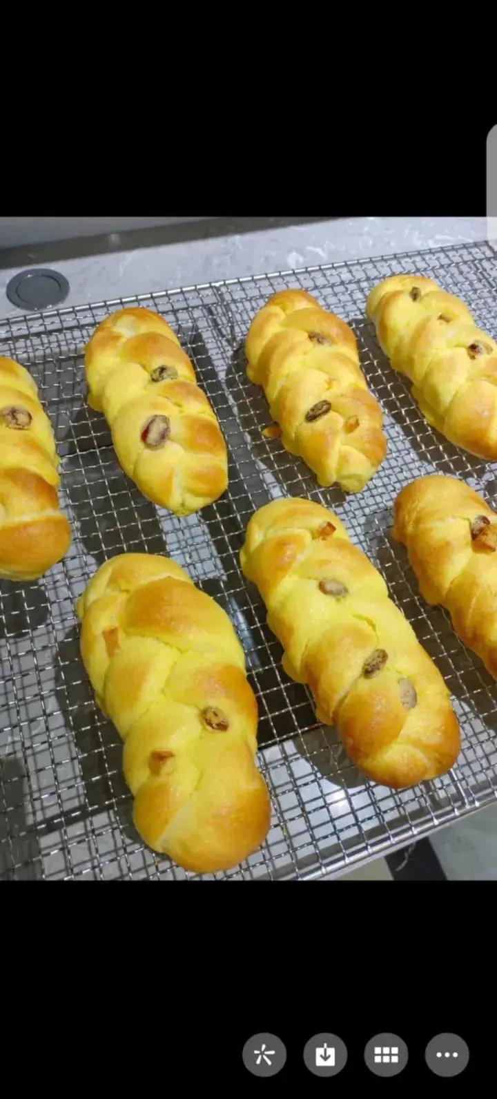 奶酥辫子面包（酸奶老面包）