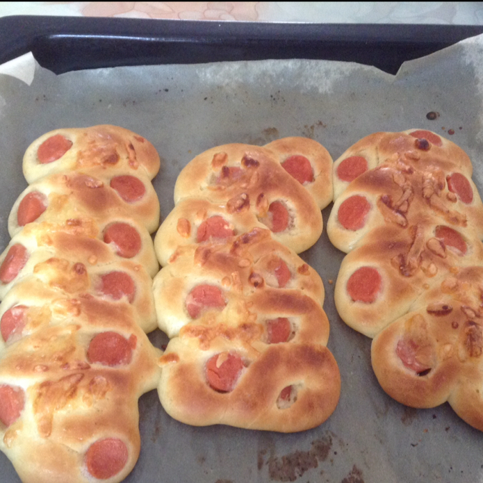 芝士火腿肠面包之#东菱电子烤箱DL-K30A试用#